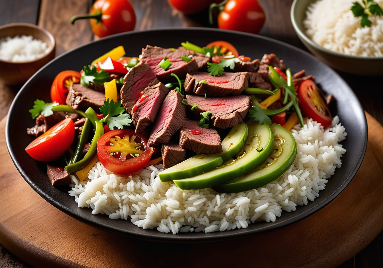 Vegetable-Meat Stir-Fry English-Indian Style (Jalfraizi)