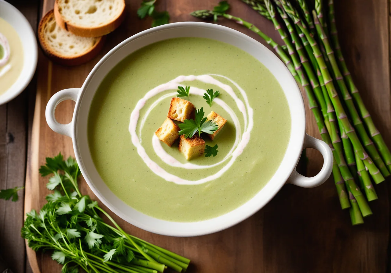 Leaded Asparagus Soup