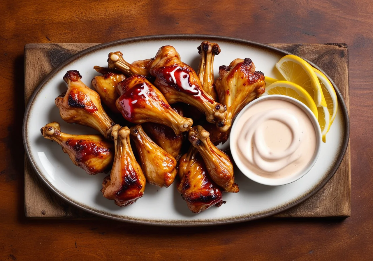 Grilled Marinated Chicken Wings