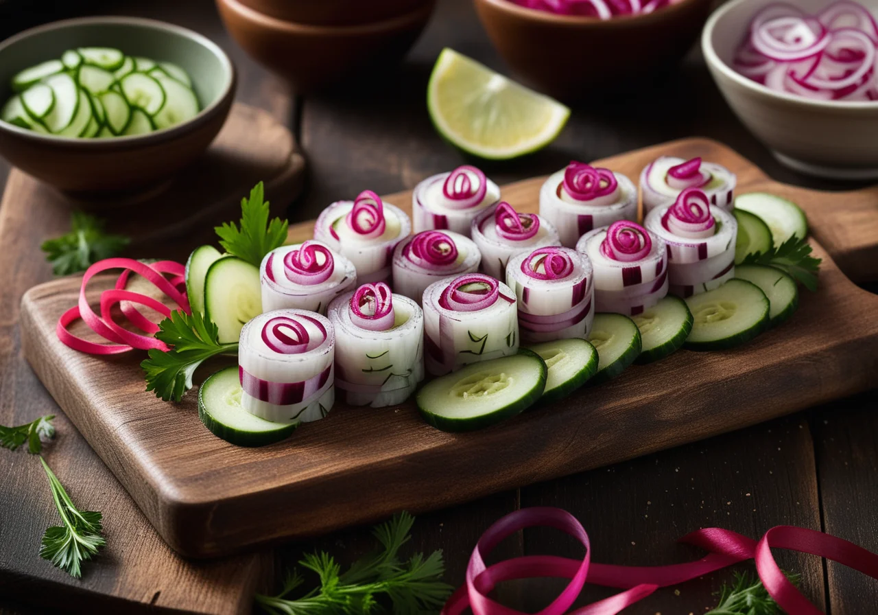 Rollmops with Onions