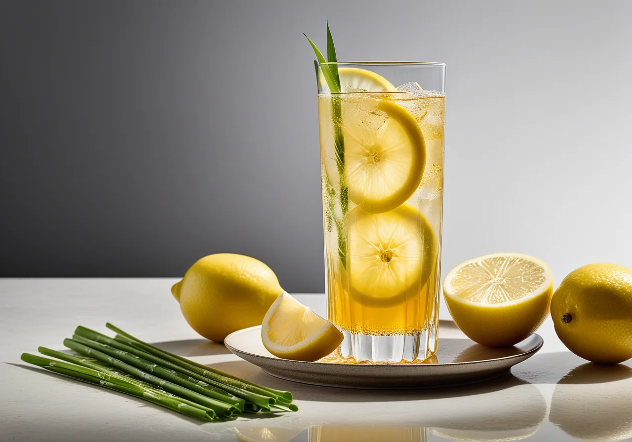 Lemon‑Grass Iced Tea