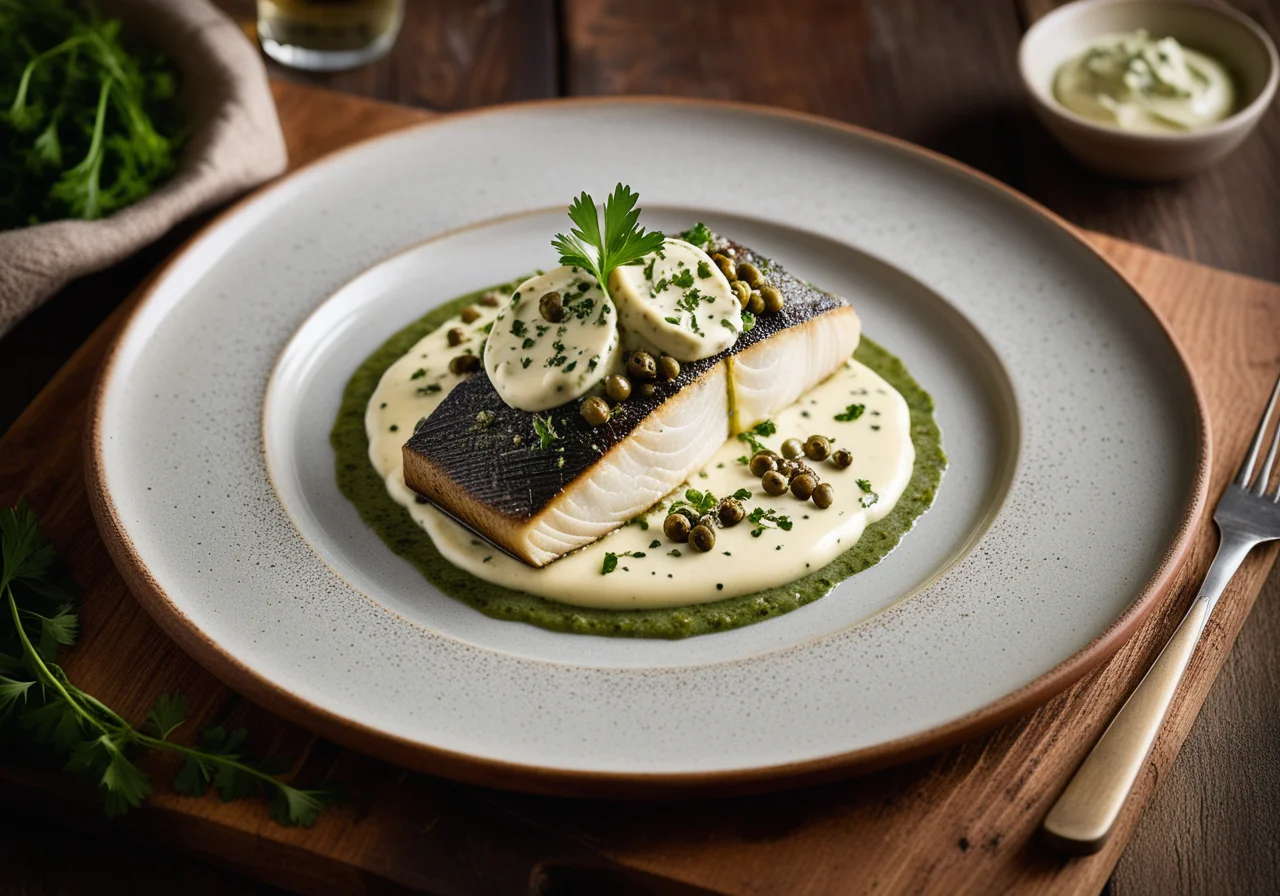 Seezunge in Kräuterrahm