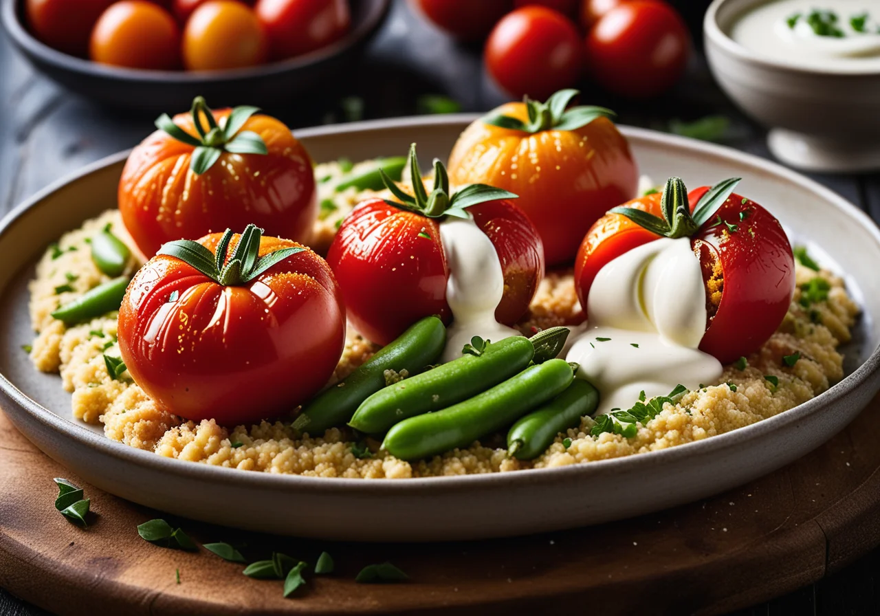 Stuffed Tomatoes with Couscous