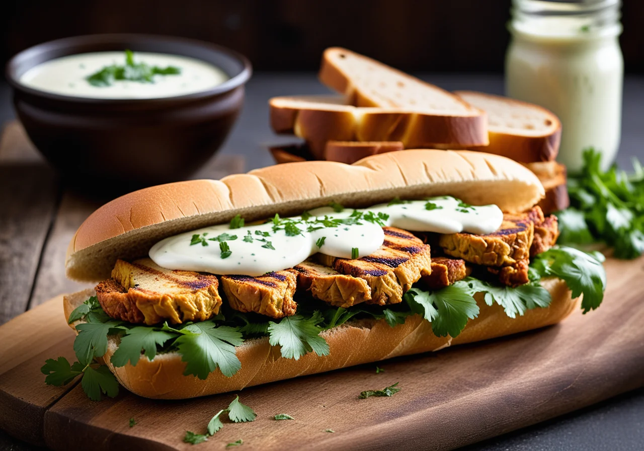 Chicken Tandoori Sandwiches