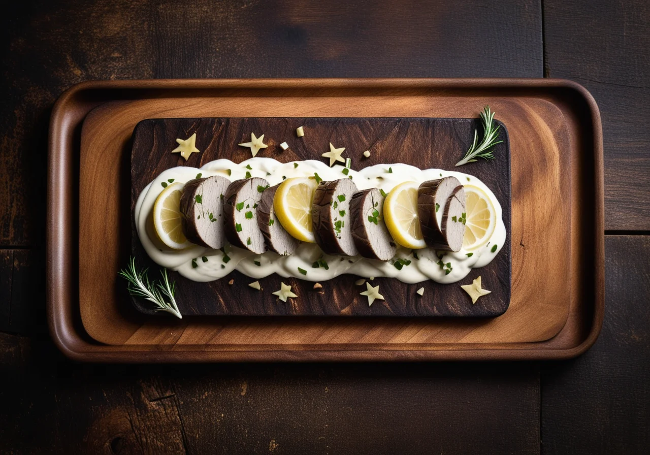 Herring with Onions and Sour Cream