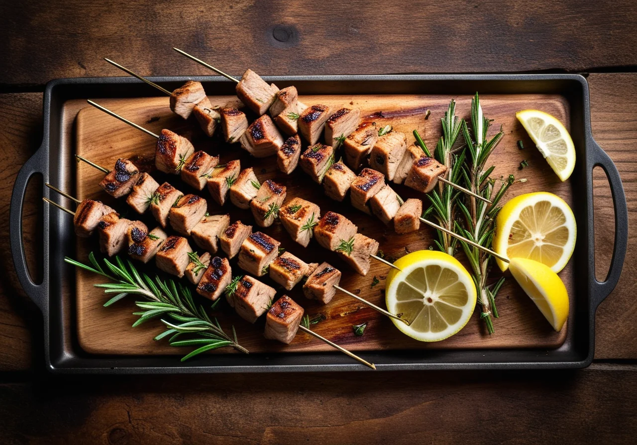 Rosemary Turkey Skewers