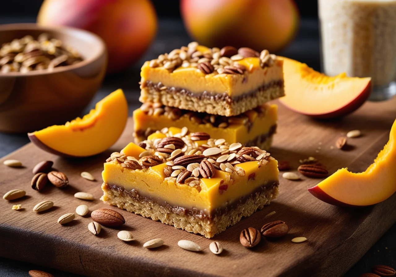 Mango Oat Bars