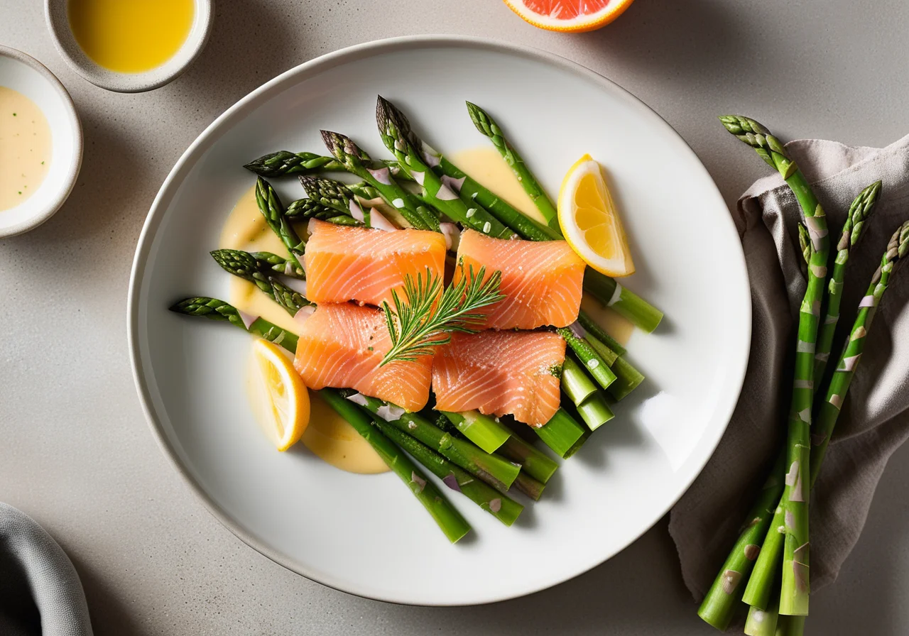 Asparagus with Gravlax