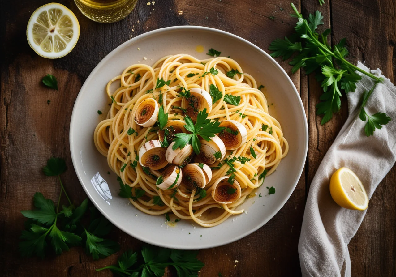 Spaghetti with Venus Shells