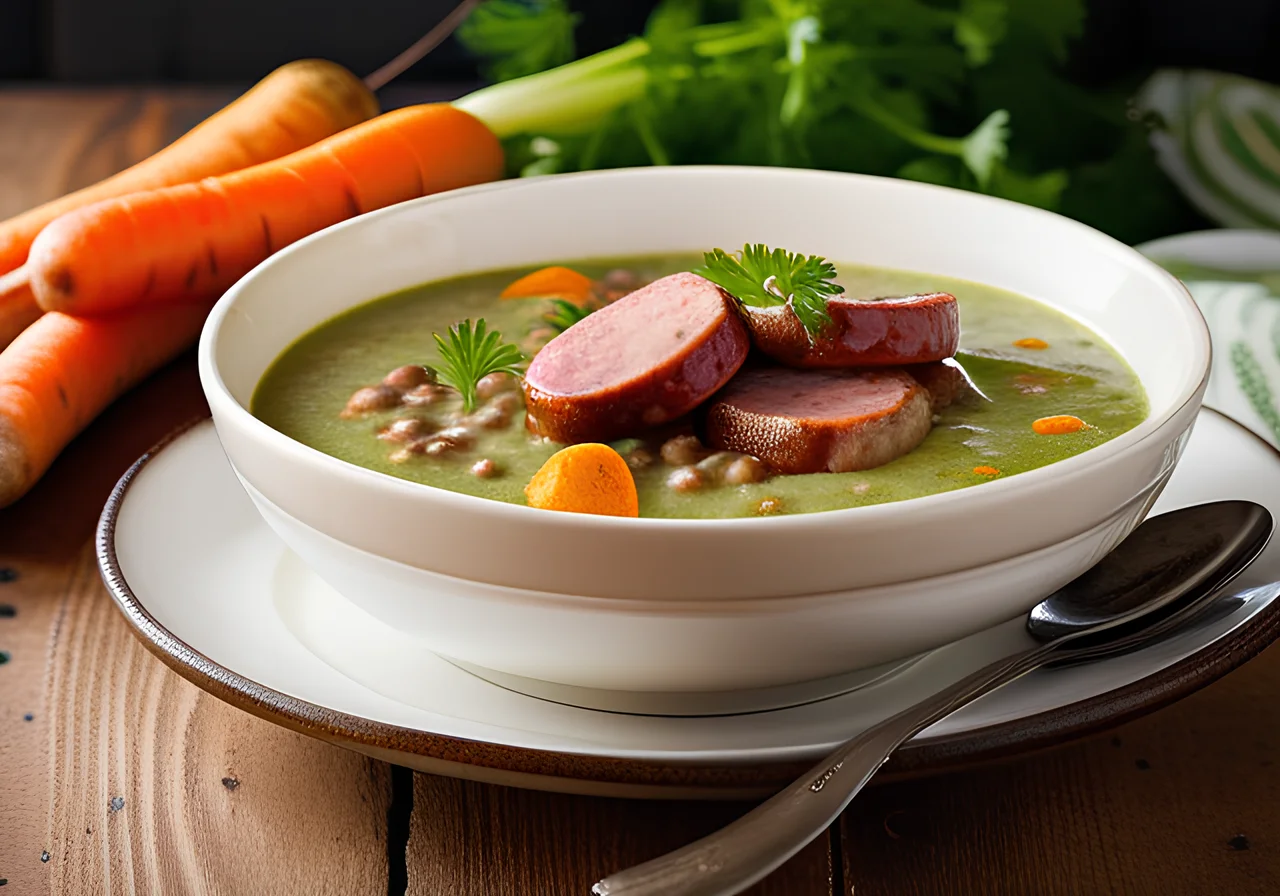 Lentil Soup with Sausages