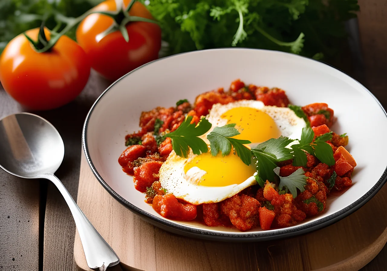 African Tomato‑Egg Skillet