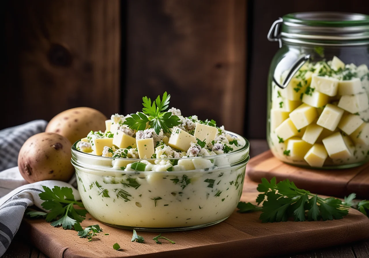 Potato Salad in a Glass