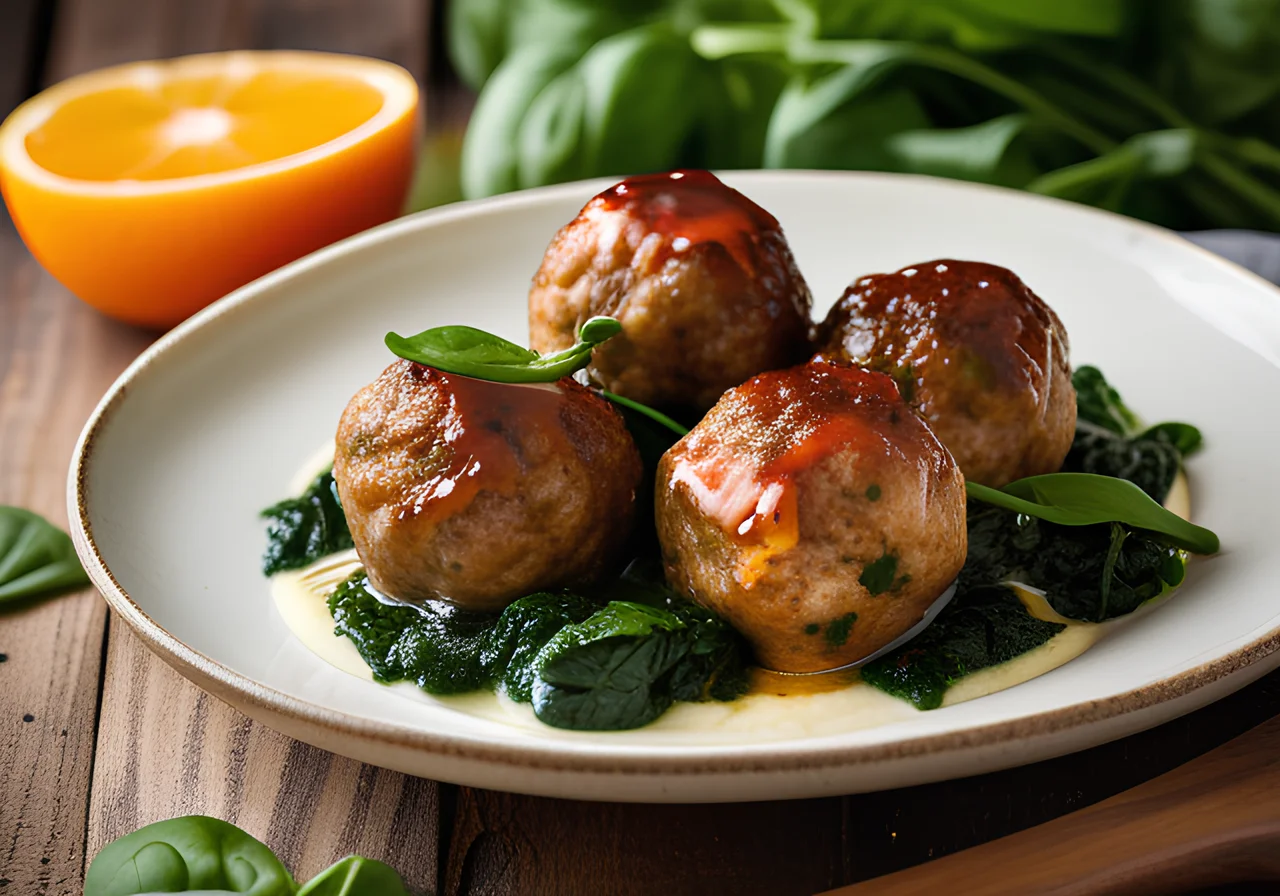 Baked Meatball Skillet