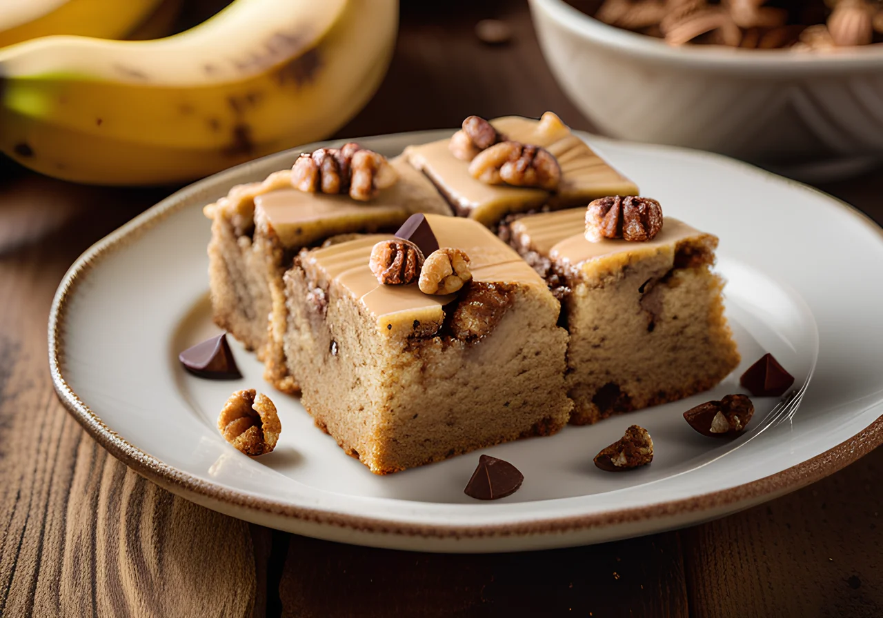 Banana Blondies