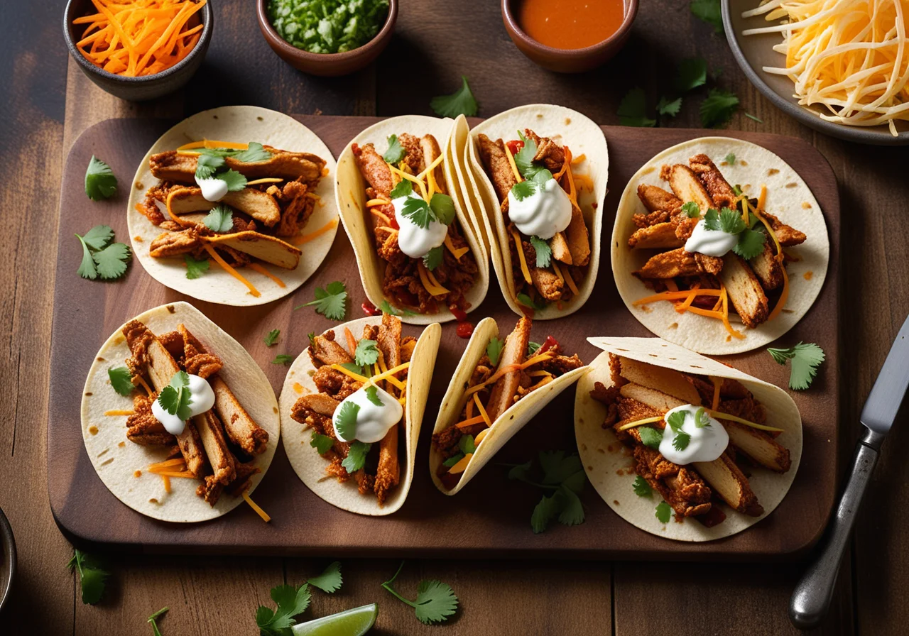 Chili Chicken Tacos