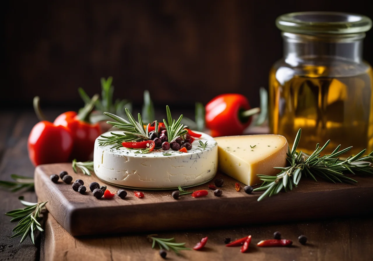 Olive-Infused Goat Cheese