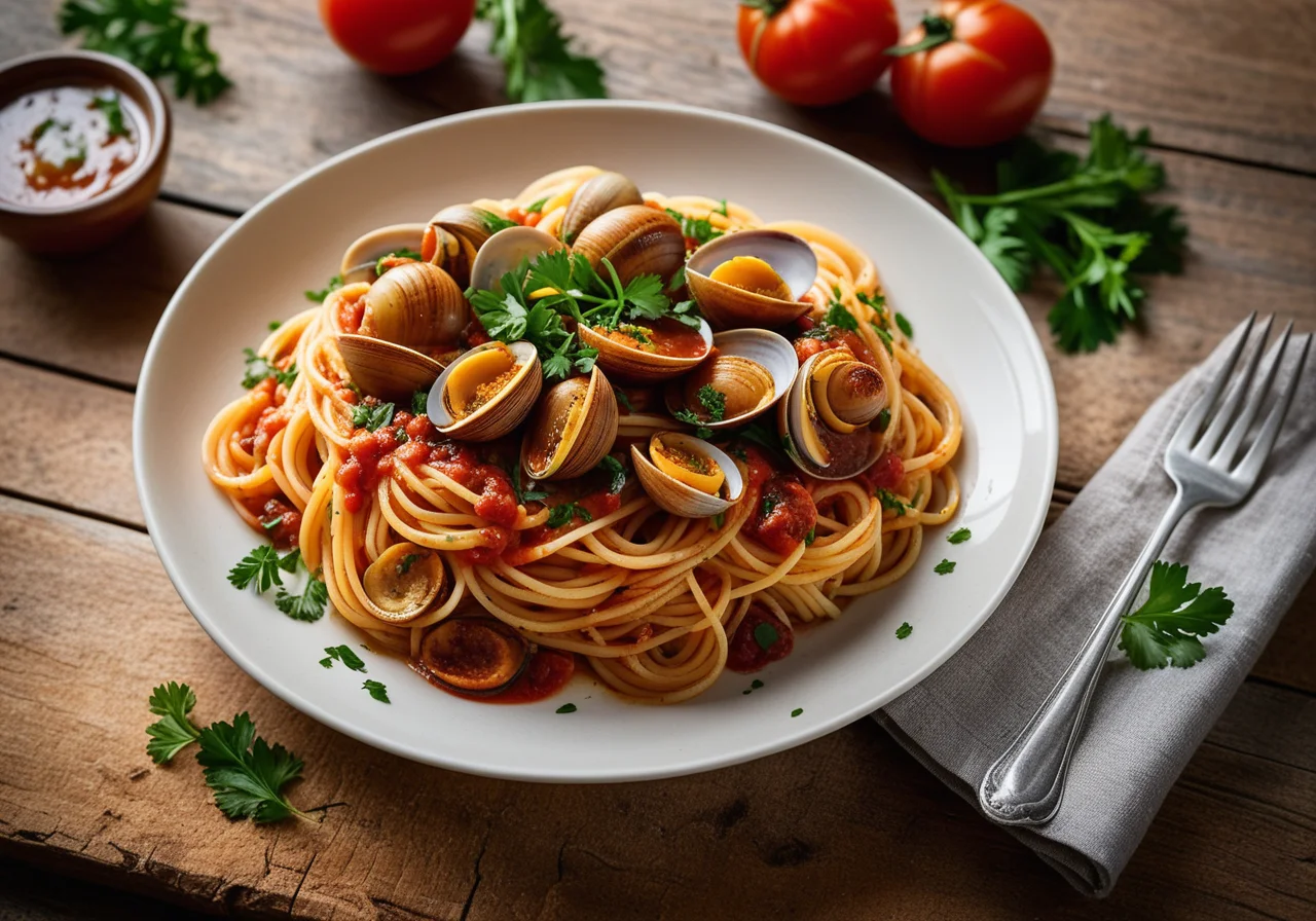 Pasta with Venus Clams