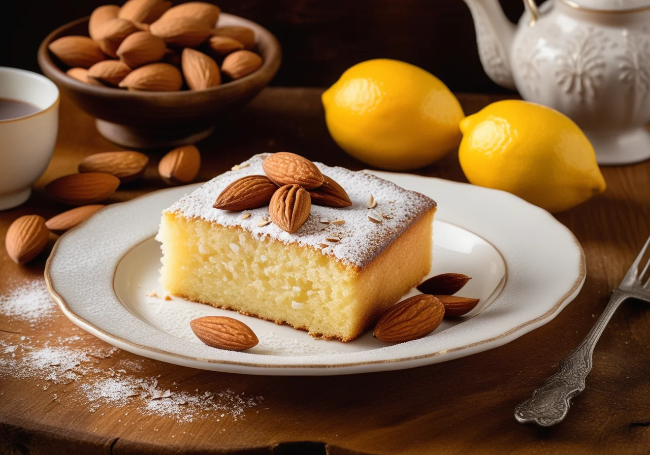 Portuguese-Style Almond Cake