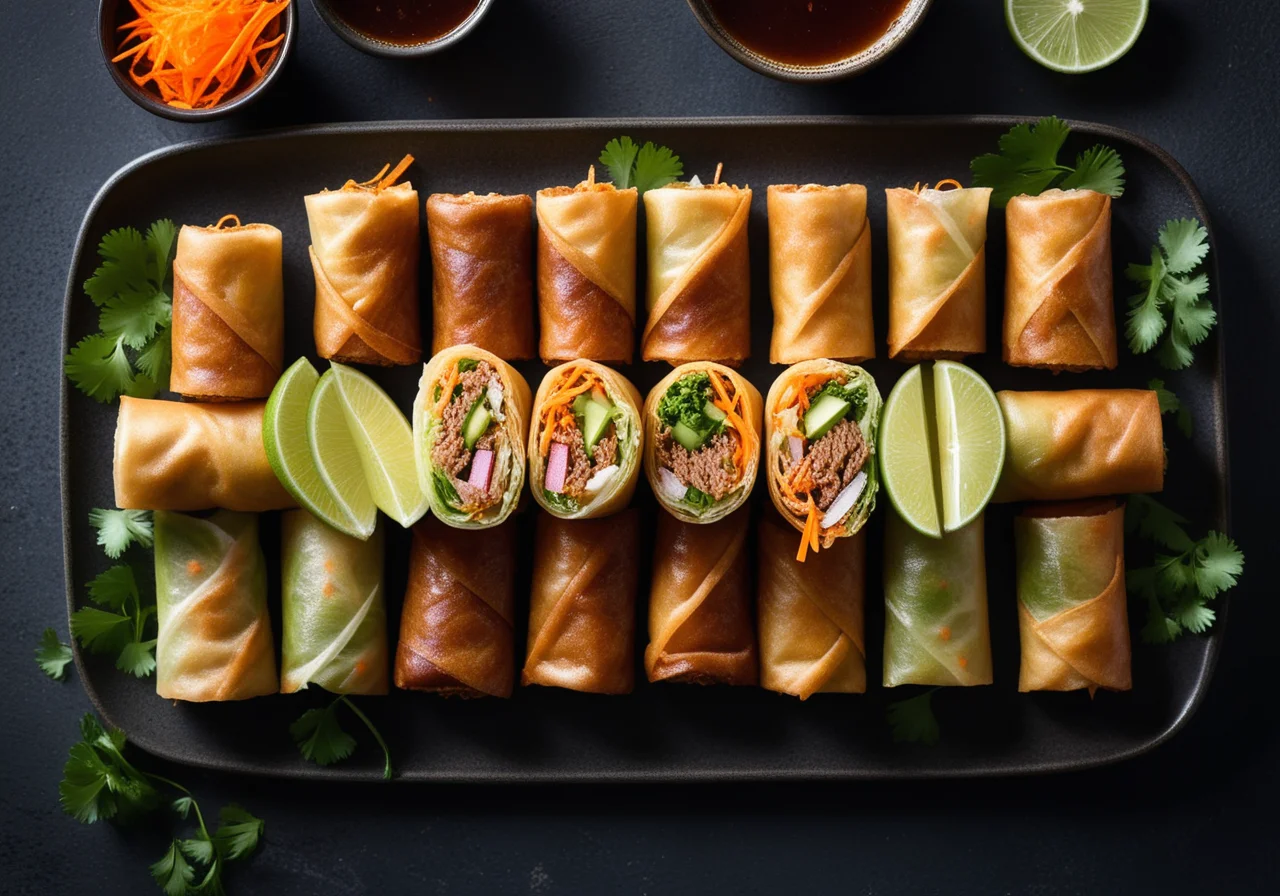 Vietnamese-Style Spring Rolls