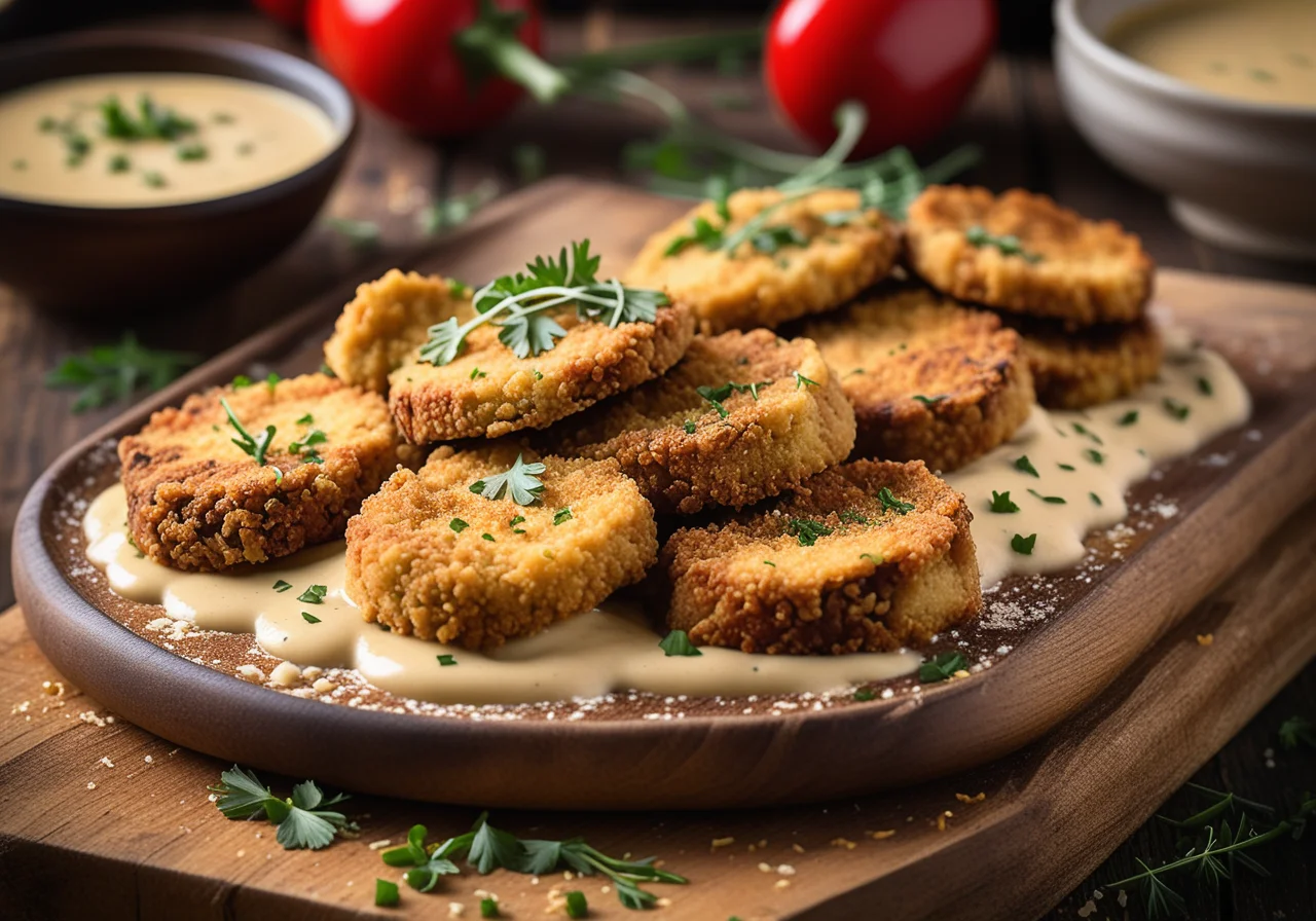 Breaded Eggplant Schnitzels