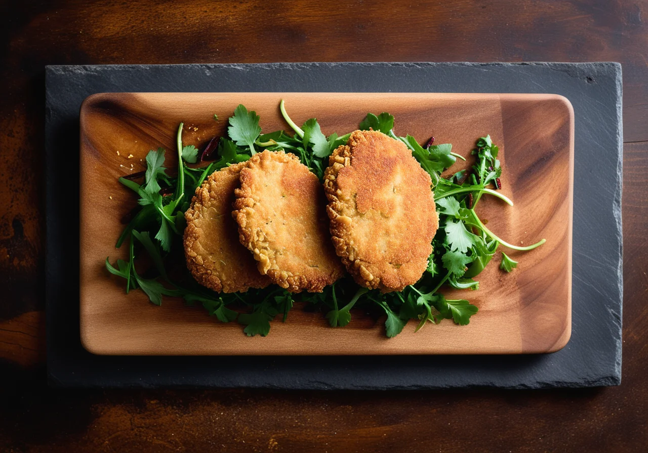 Cornflake Chicken Schnitzel with Soy Sauce