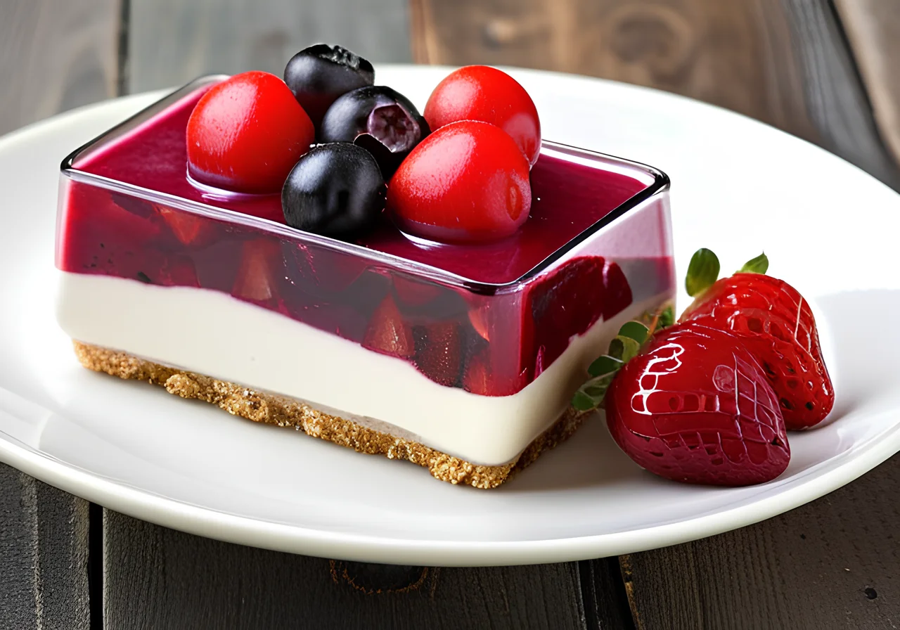 Strawberry-Blackcurrant Parfait
