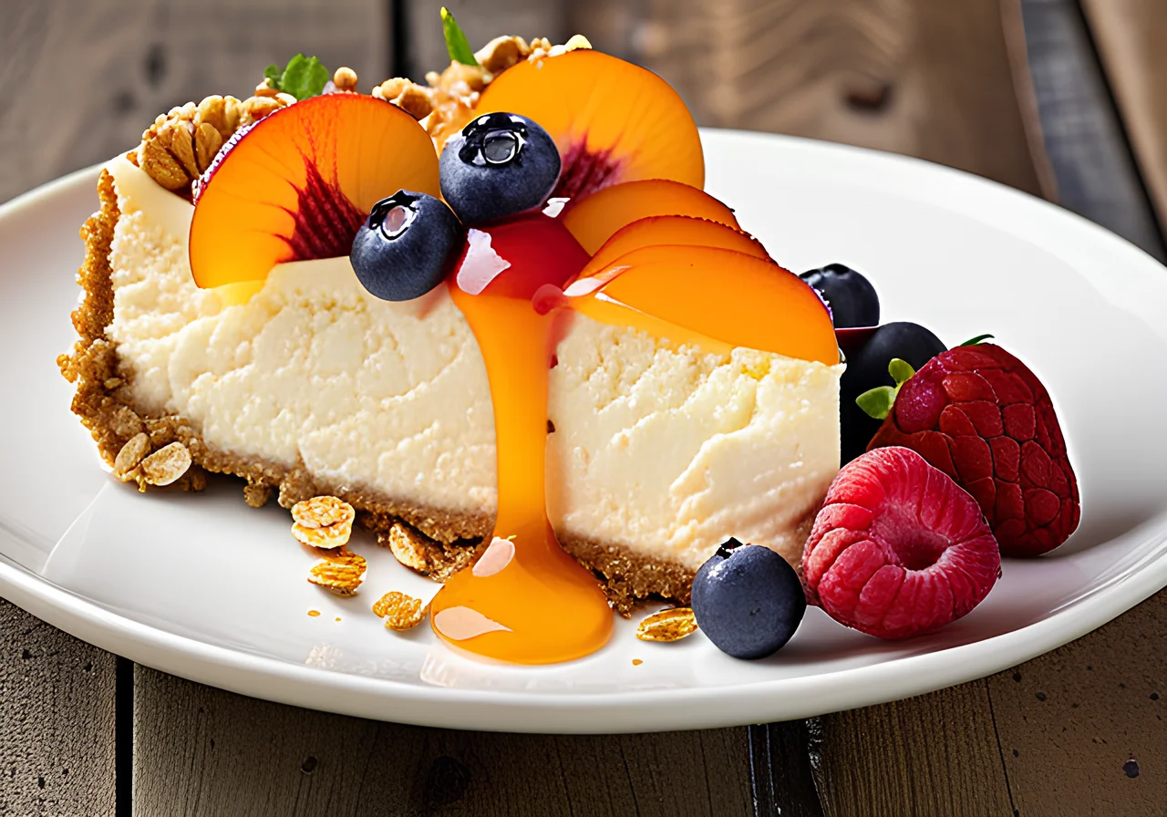 Cream Cheese Cake with Crunchy Base