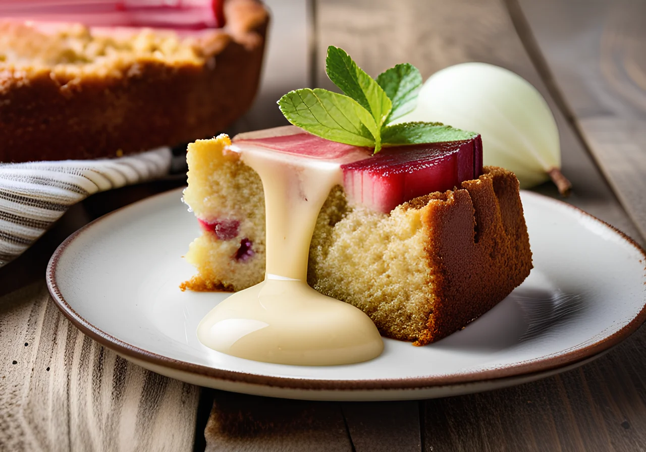 Rhubarb Cake