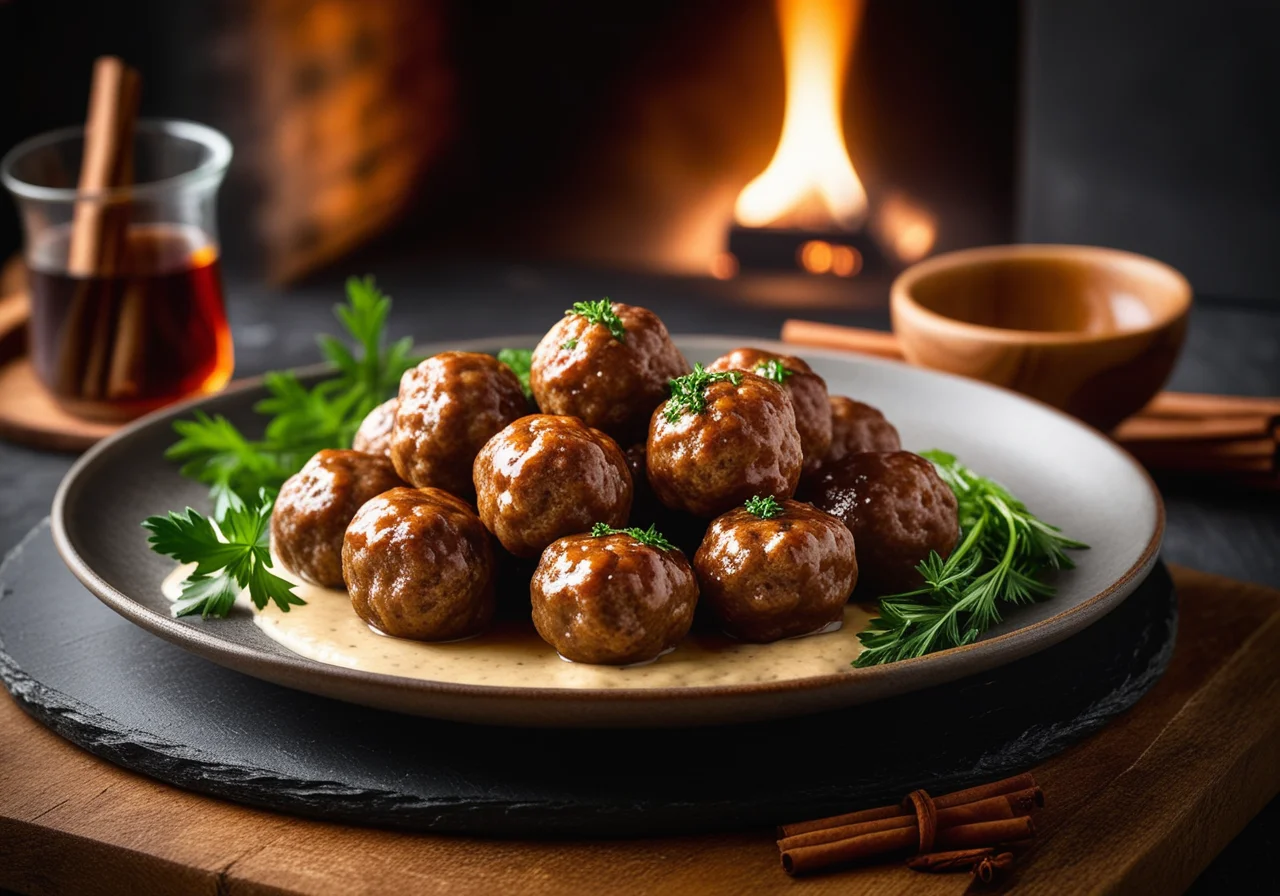 Swedish-Style Meatballs with Cinnamon