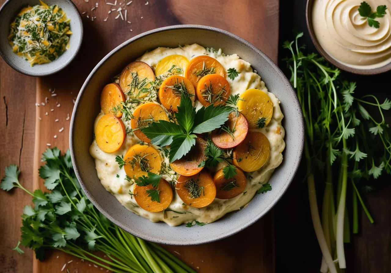 Vegetable Coconut Gratin