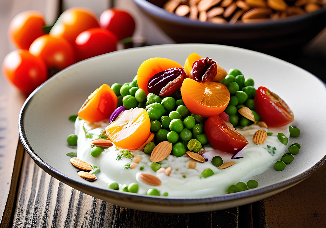 Tibetan-Style Yogurt Salad with Vegetables and Ginseng