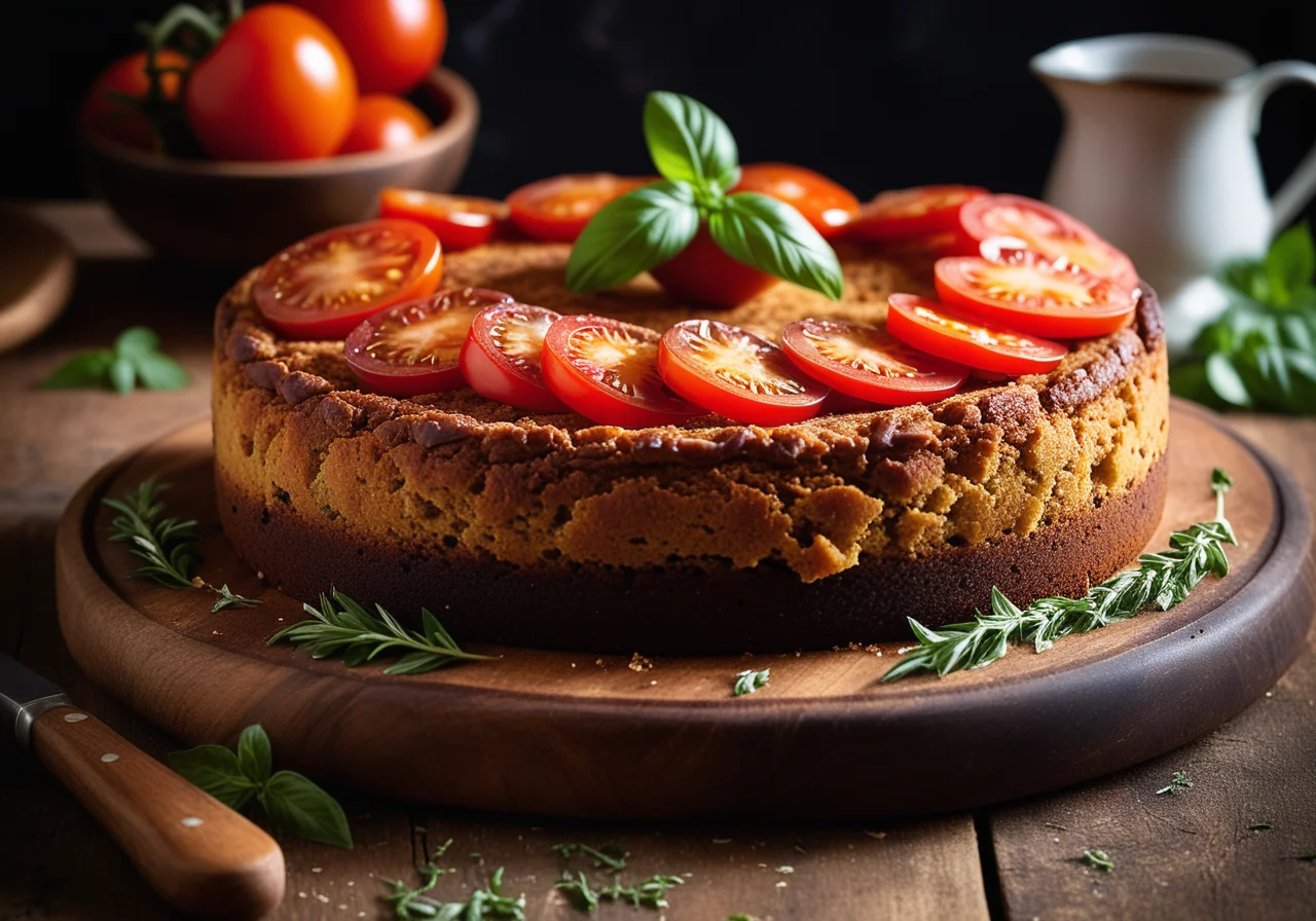 Spelt Tomato Cake