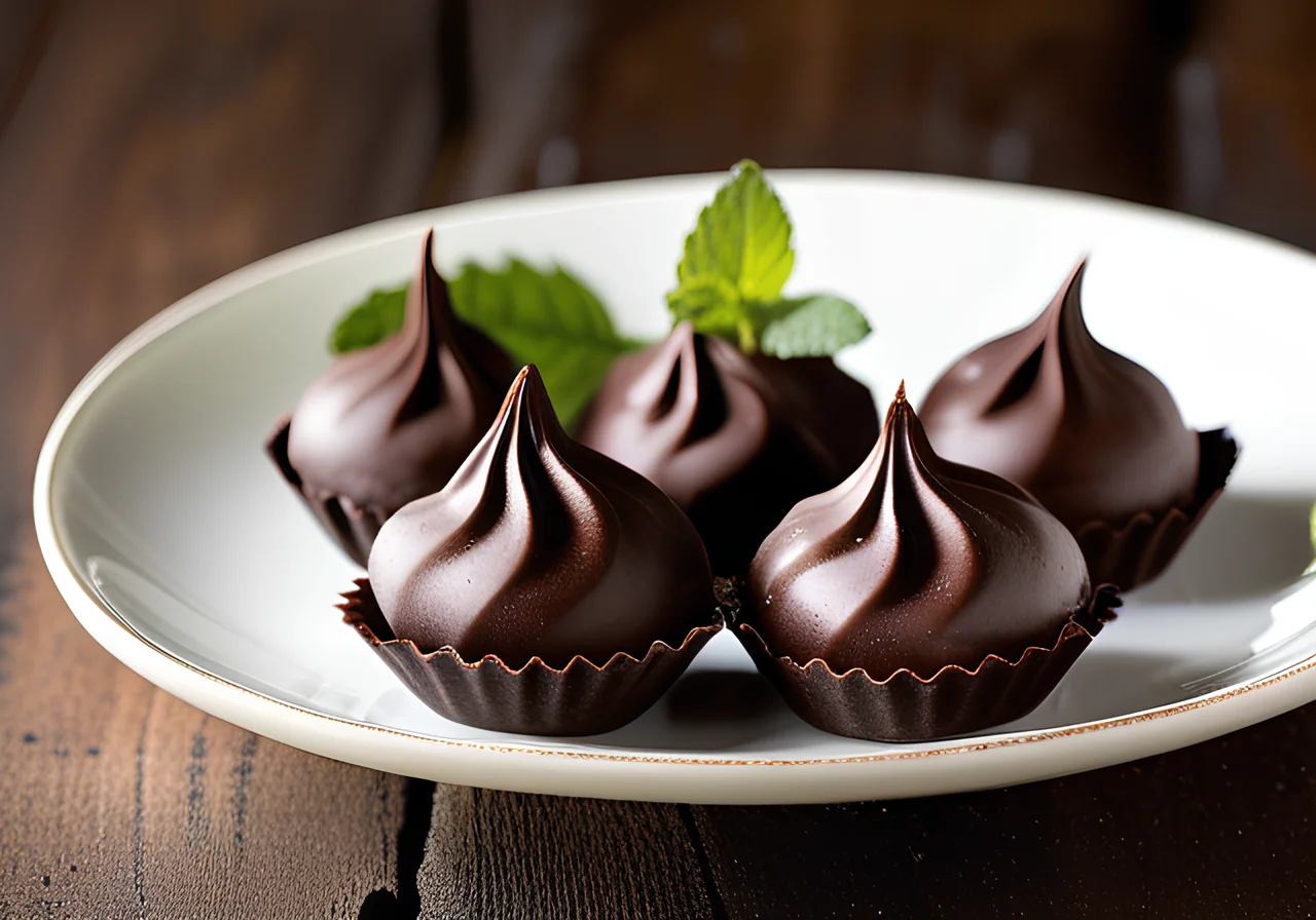 Chocolate Meringue Bites