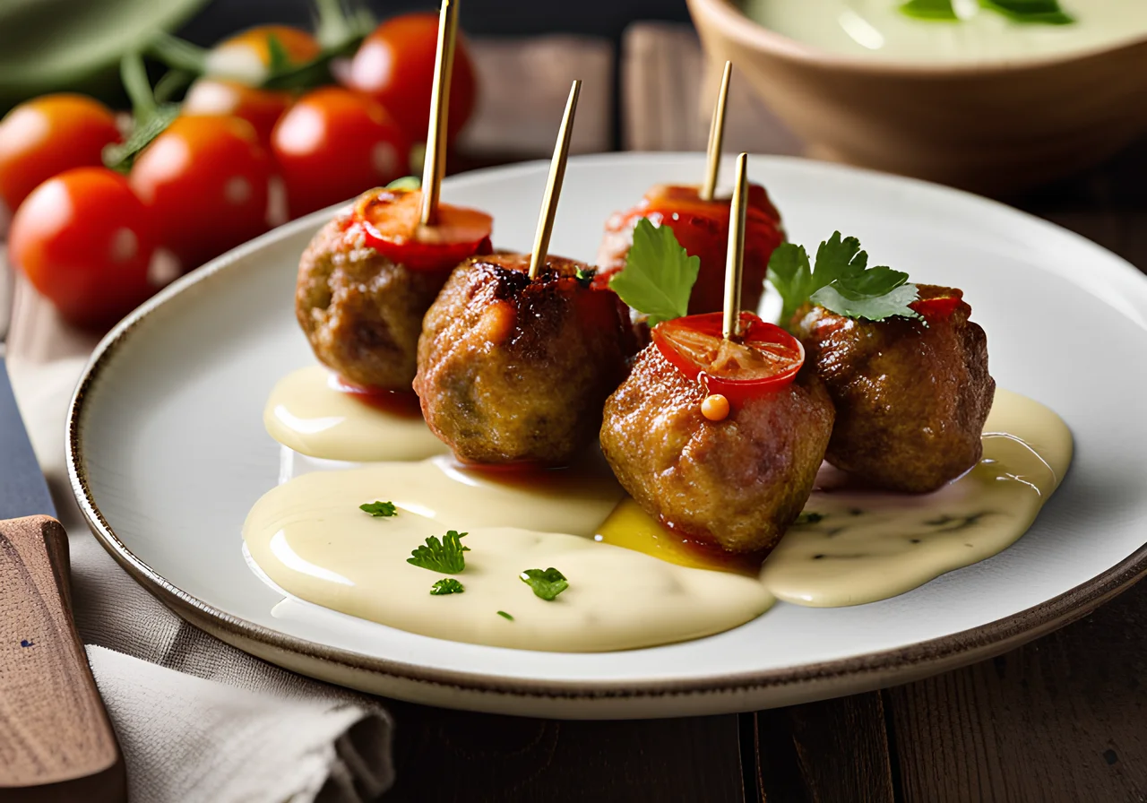 Meatball Skewers