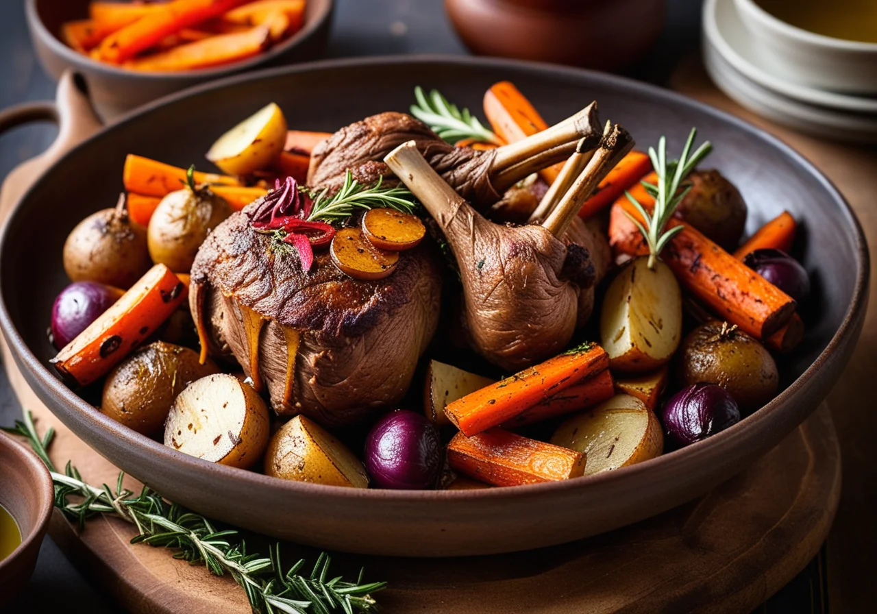 Lamb Roast with Potatoes