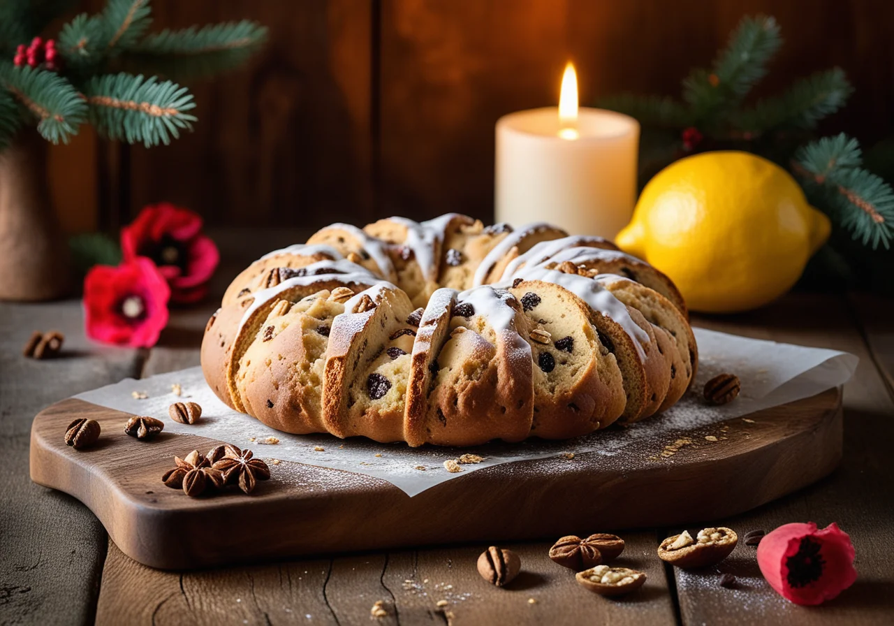 Christmas Poppy Seed Stollen