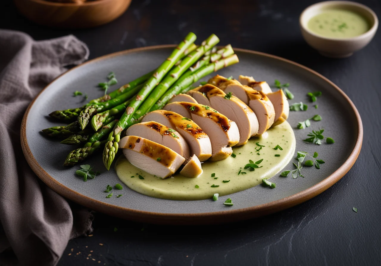 Chicken Breast with Asparagus