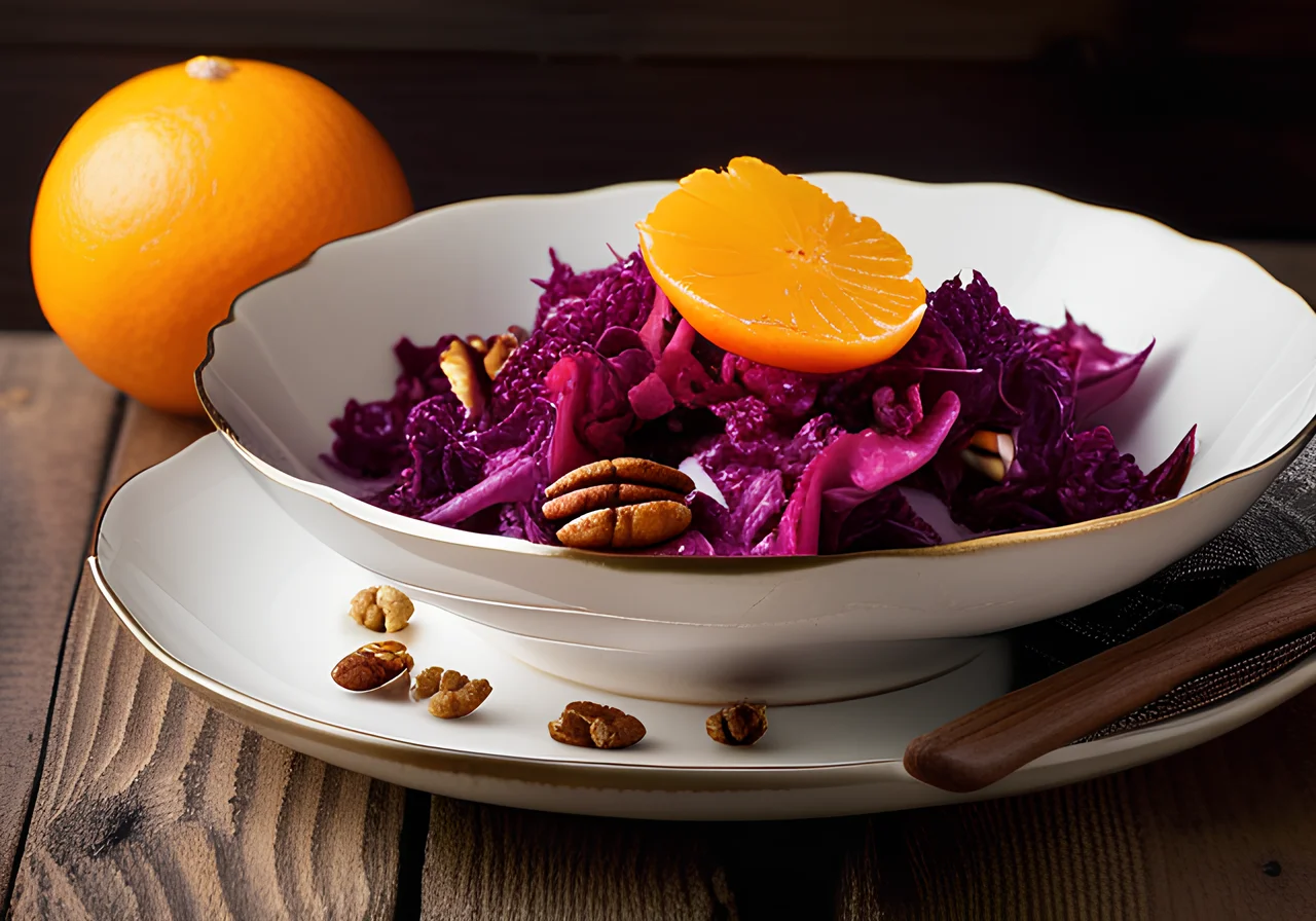 Fruitful Red Cabbage Salad