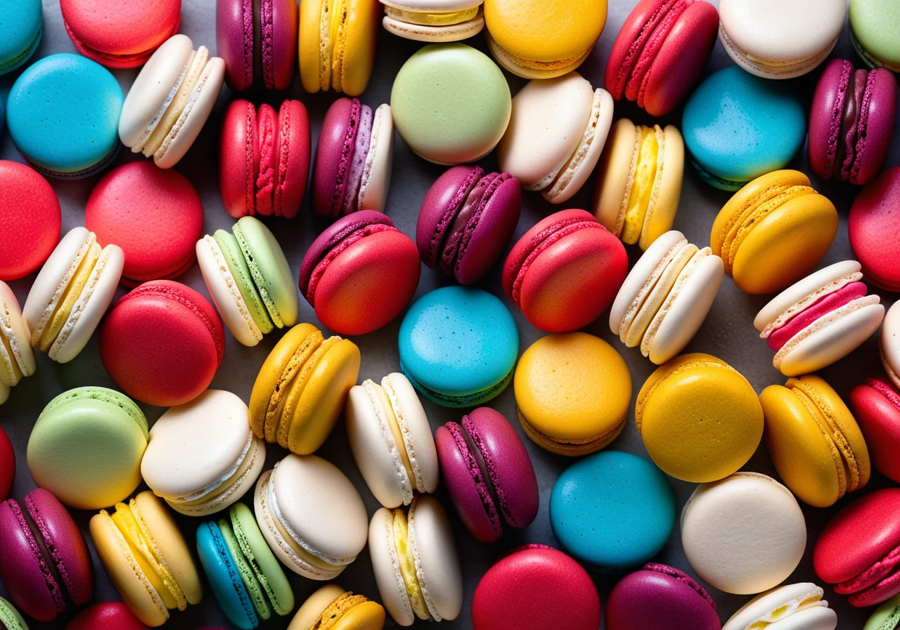Colorful Macarons
