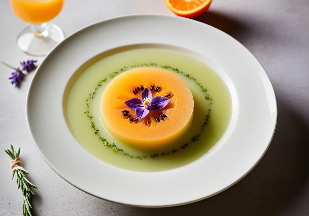 Melon Soup in Melon