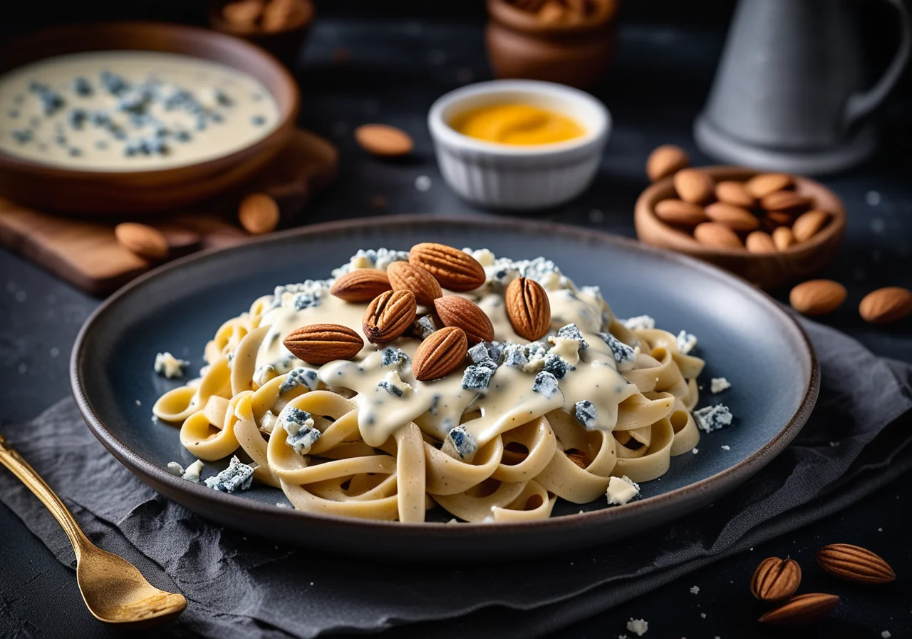 Almond Blue Cheese Sauce
