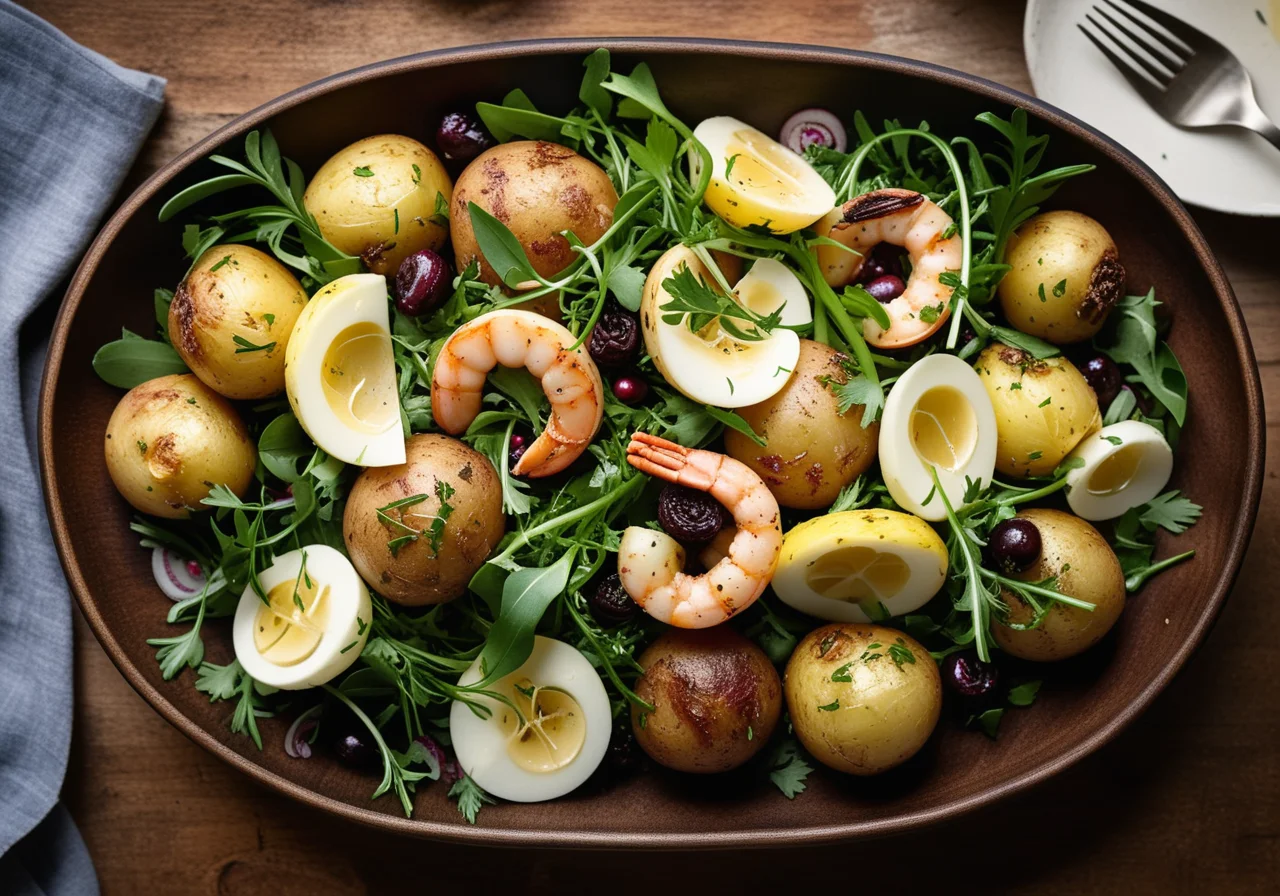 Warm Seafood Salad