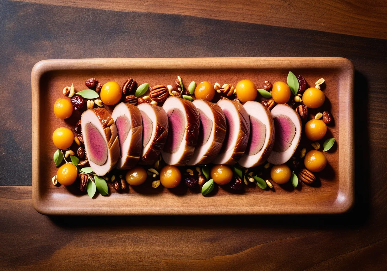 Oven‑Roasted Duck Breast with Apricots