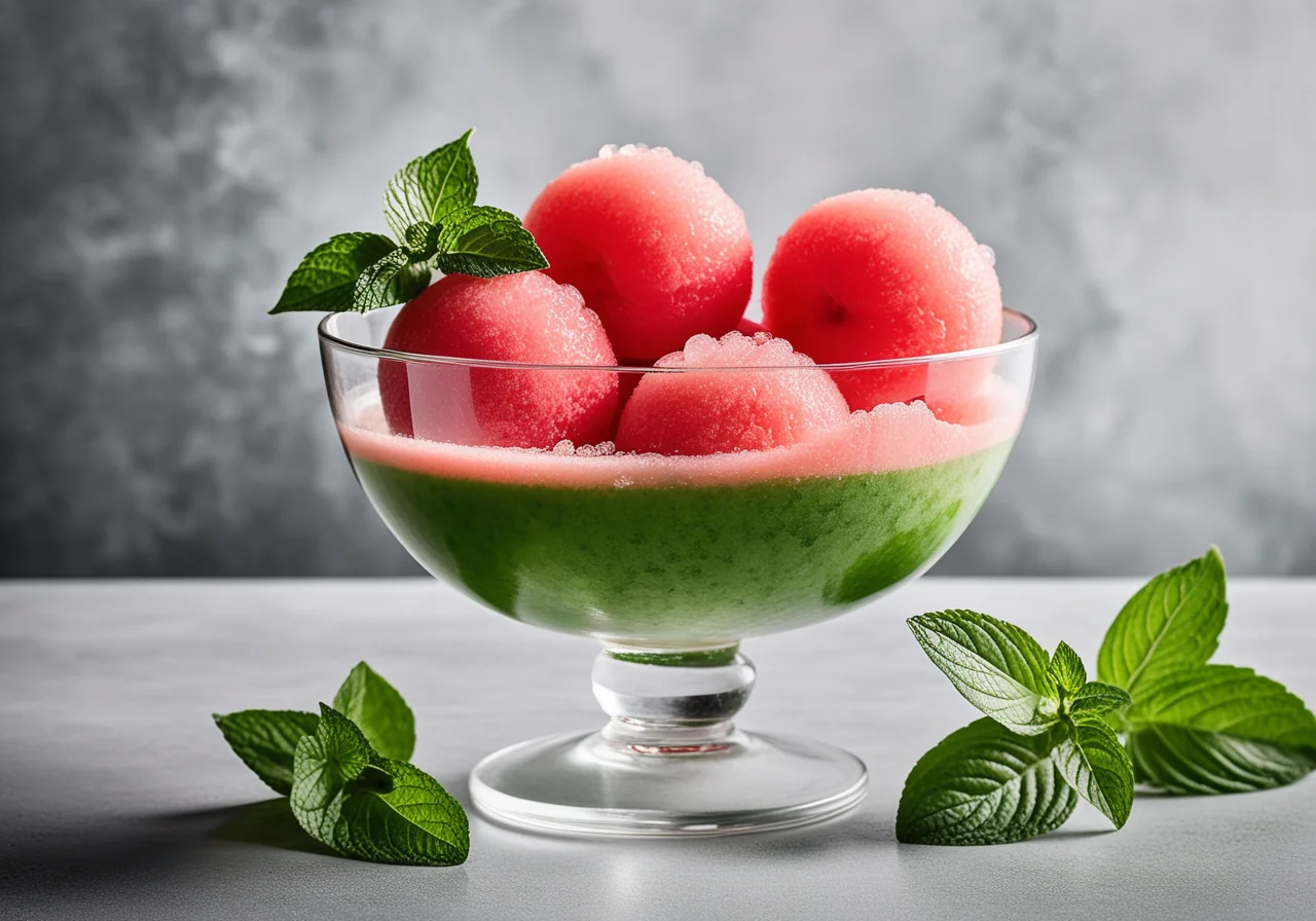 Melonensorbet