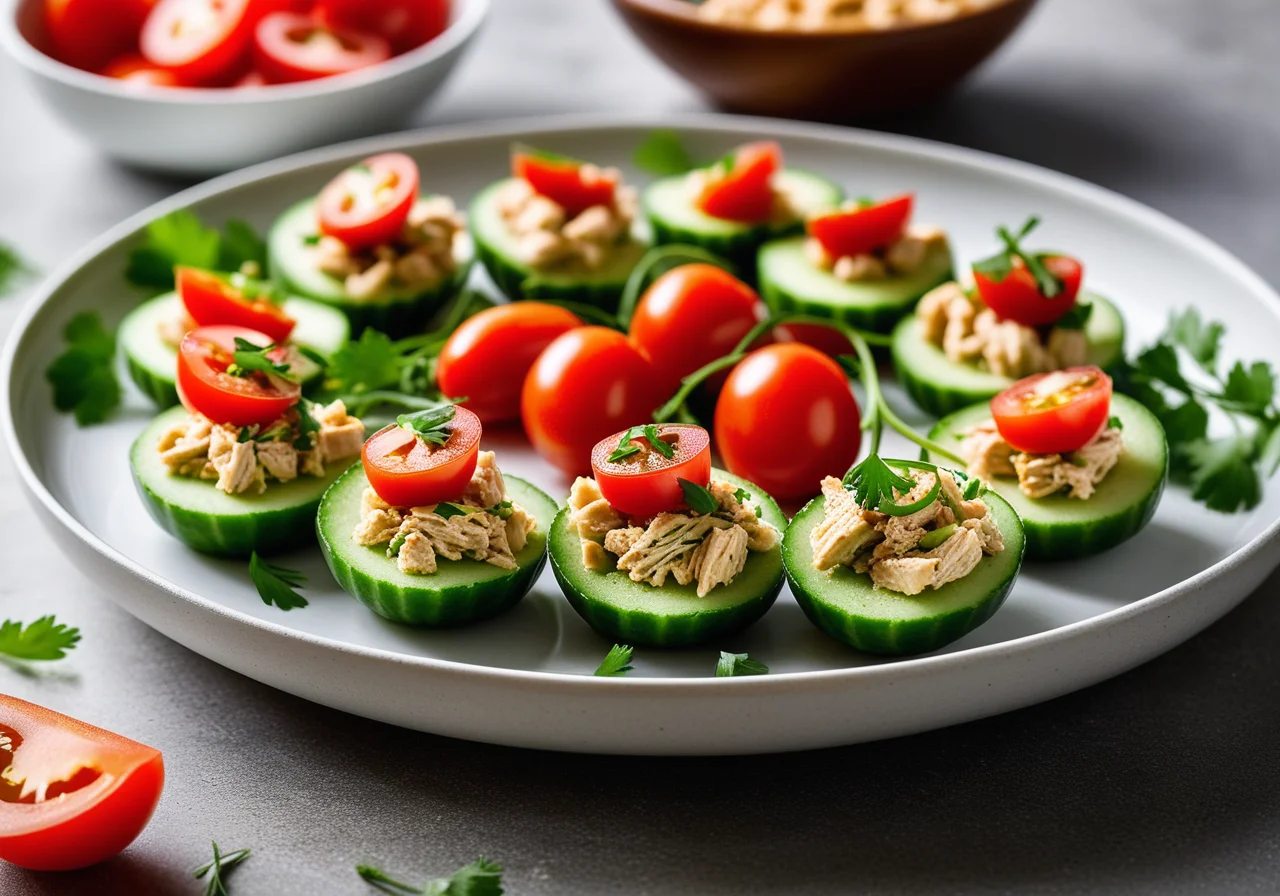 Asian Chicken Salad Bites