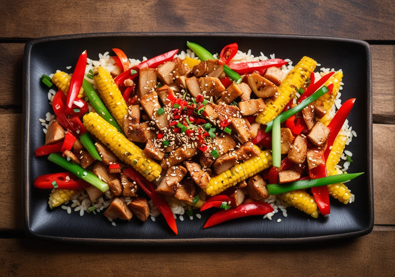 Turkey with Vegetables from the Wok