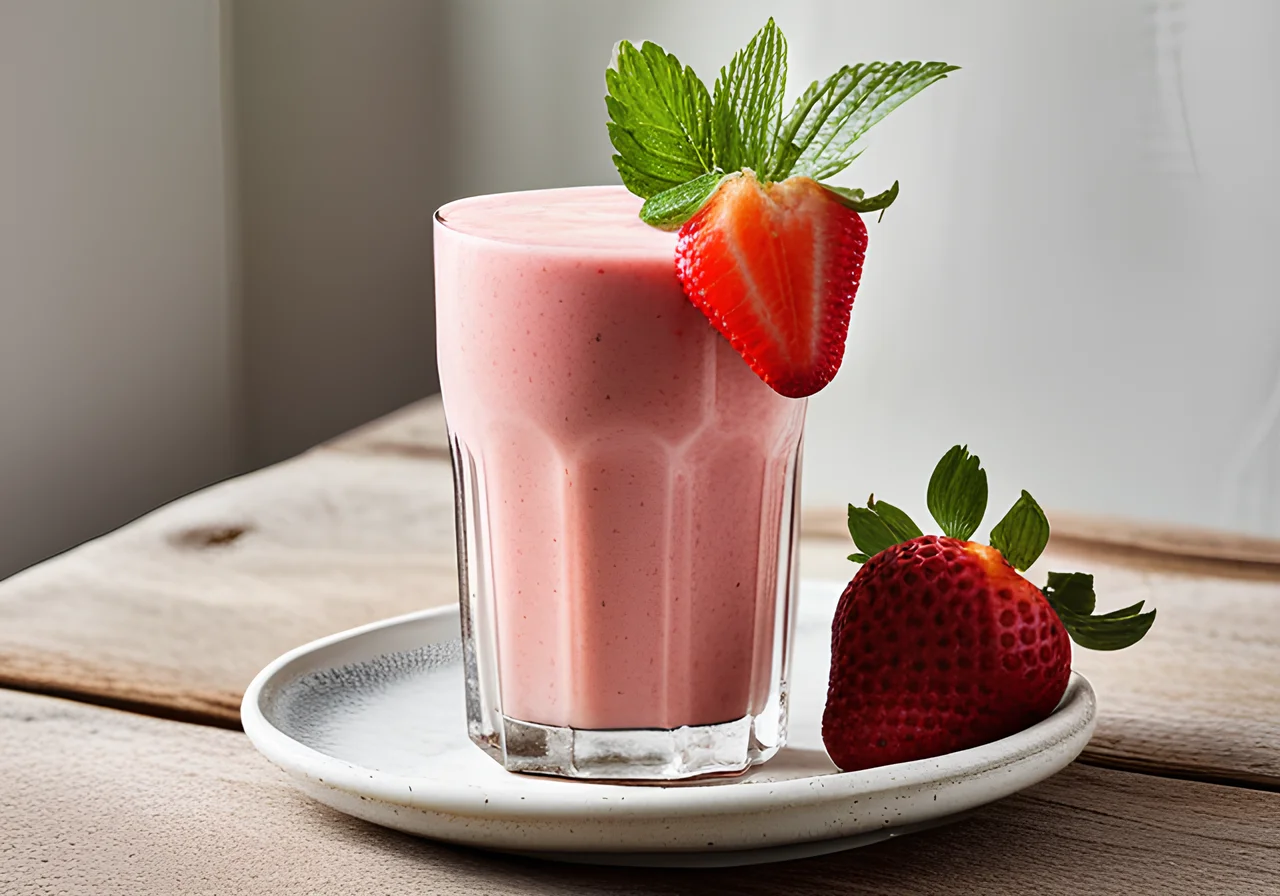 Elderflower Strawberry Smoothie