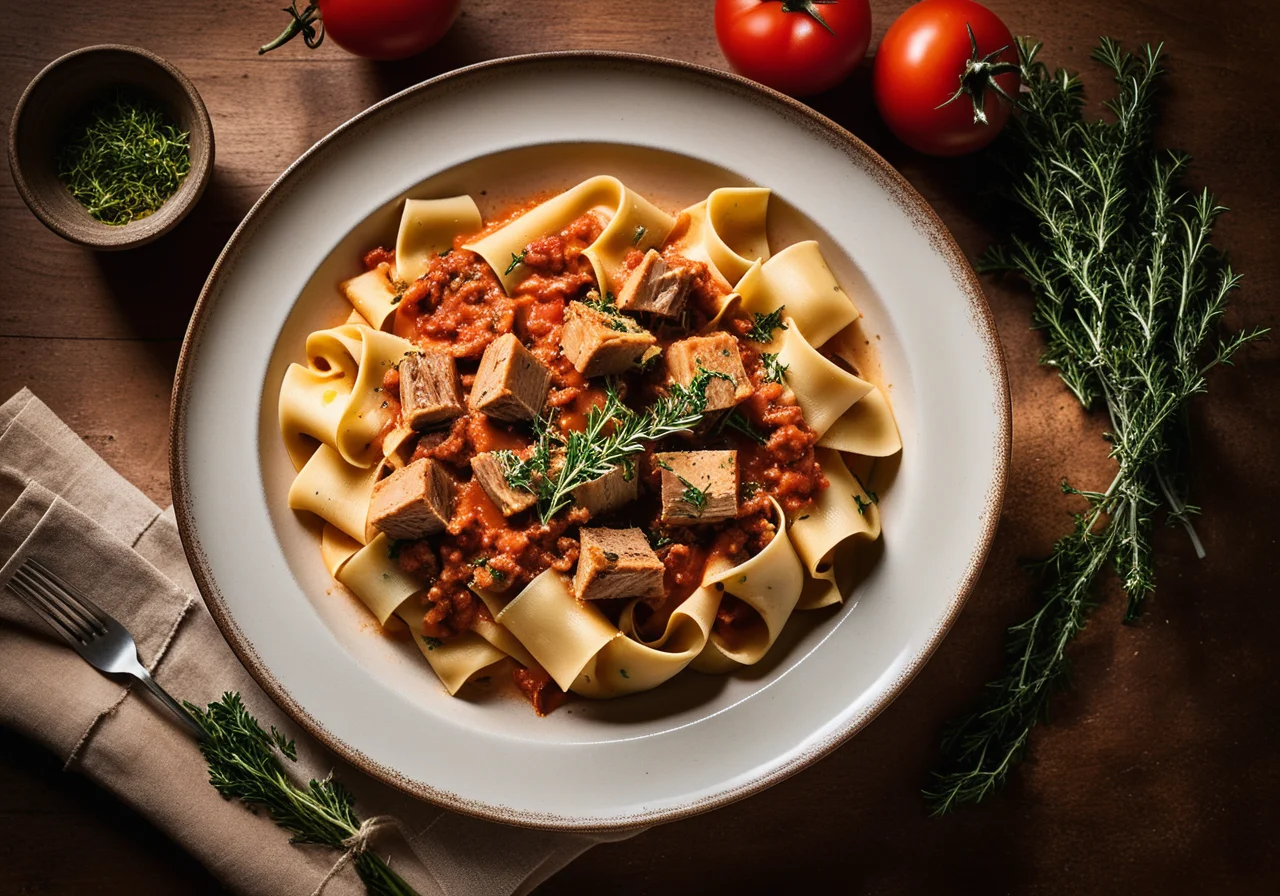 Pasta with Rabbit Sauce