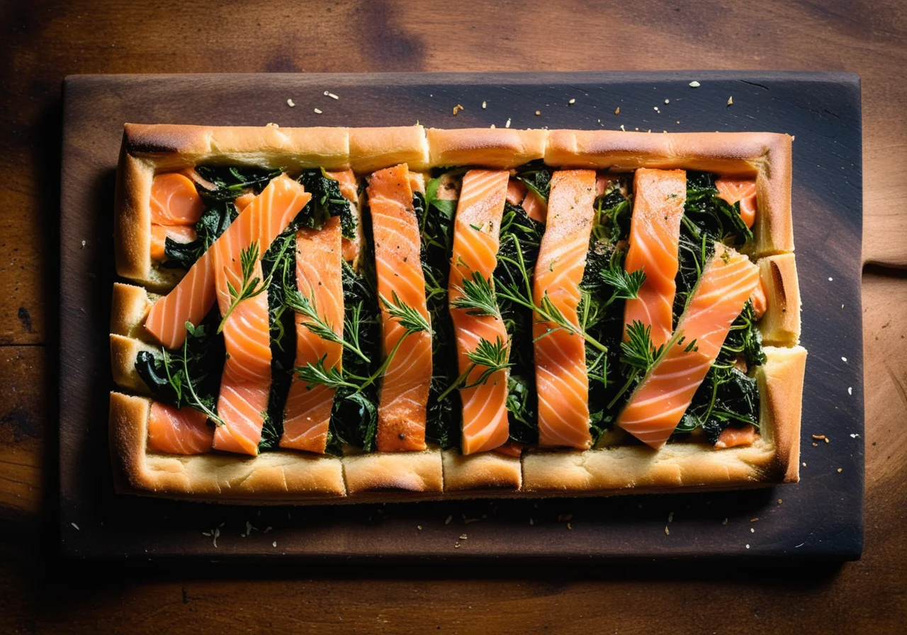 Vegetable Salmon Tart