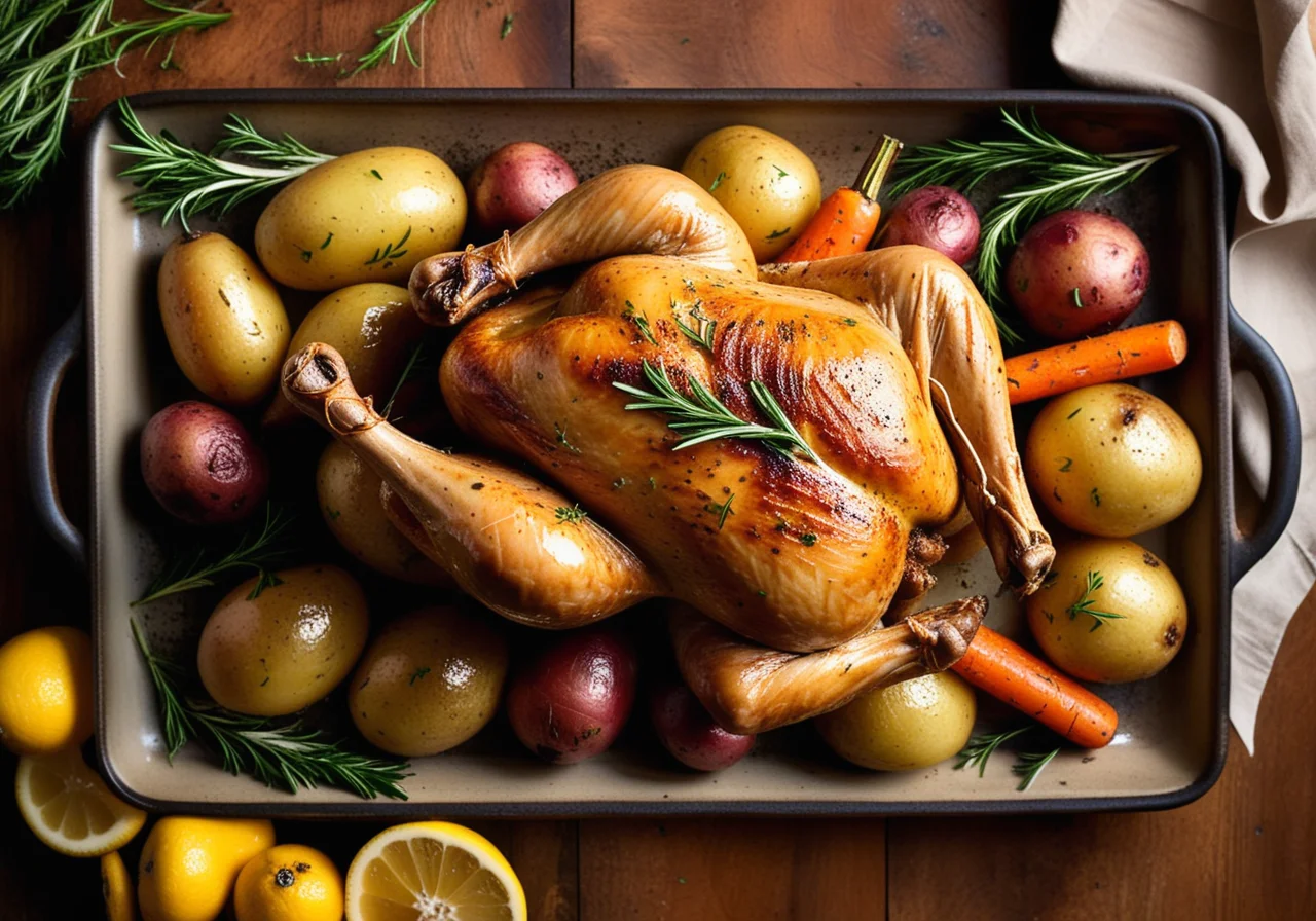 Lemon Chicken with Vegetables